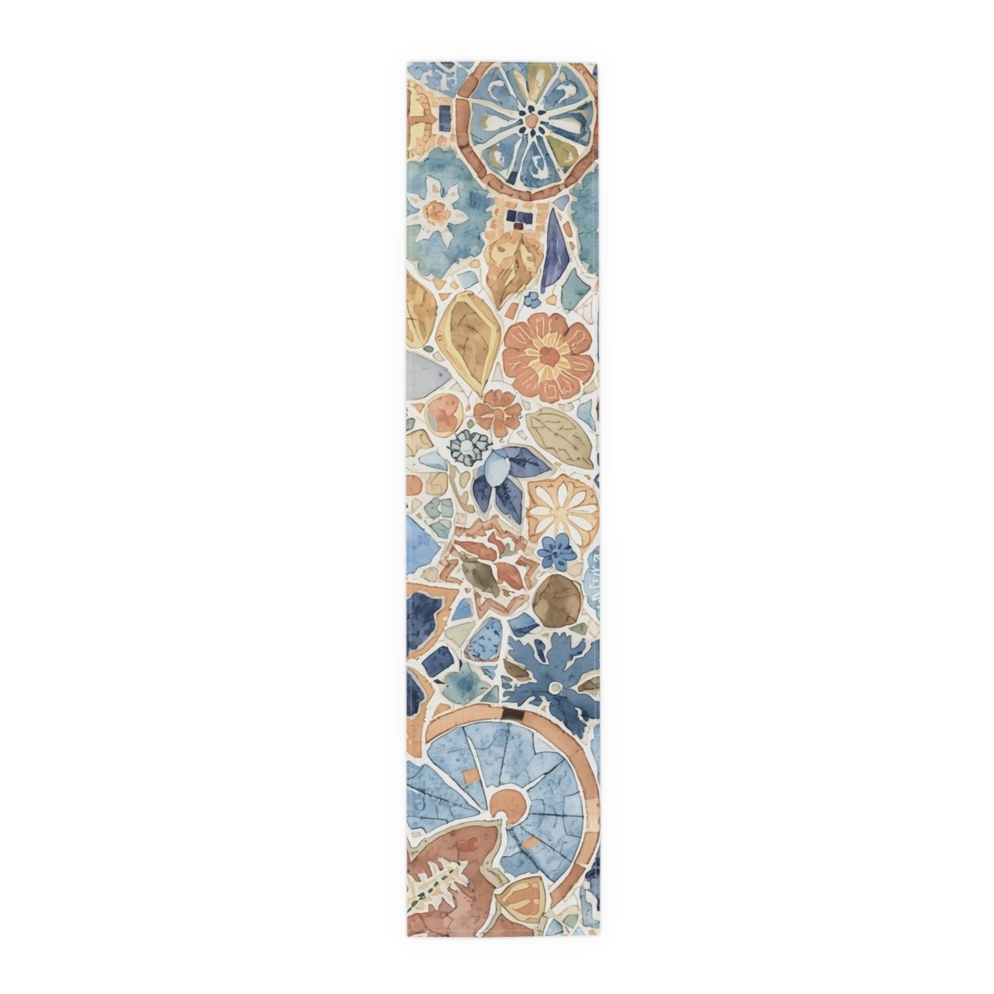 Bohemian Floral Table Runner Cotton Boho Wedding Decor - Rosetta Creative Boutique